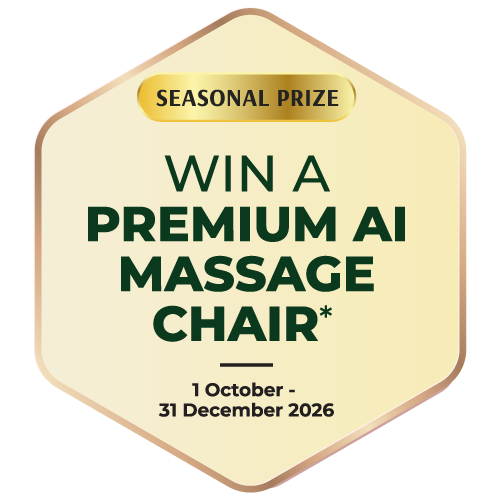 Seasonal Prize - Win a Premium AI Massage Chair